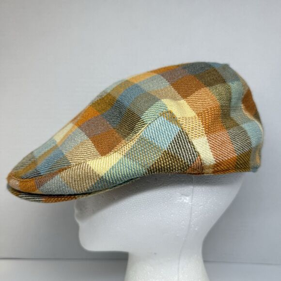 Goorin Bros Acrylic And Wool Blend Plaid Patch Men’s Duck Hat Sz XL - Picture 1 of 10